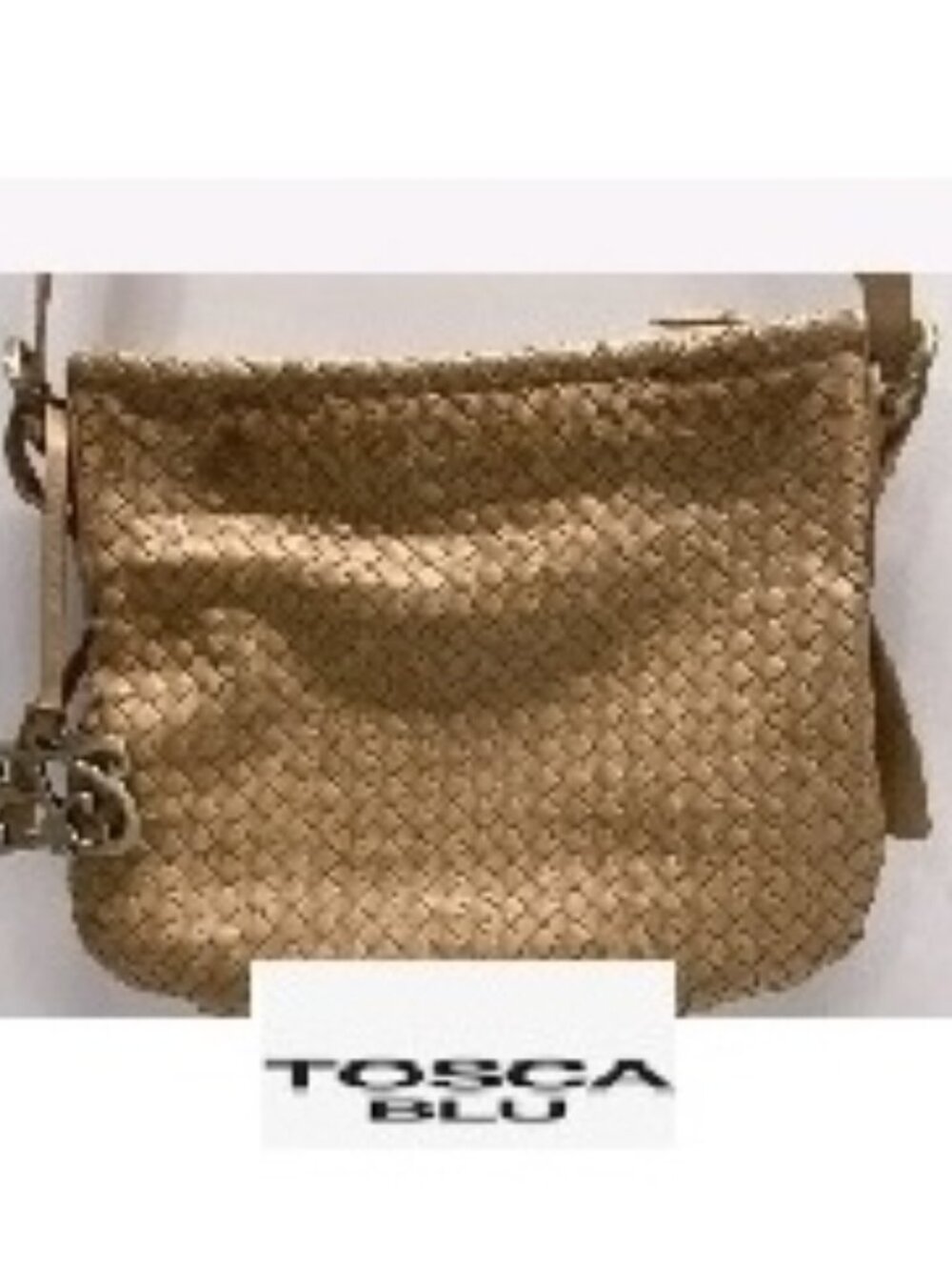 NEW $339 Tosca Blu Italy Woven Intrecciato Hobo Crossbody or Shoulder Bag